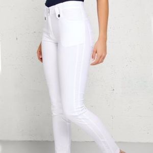 SKYLER TRAVEL PANT - WHITE, Luxury travel brand